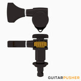 Hipshot Grip-Lock Open Guitar Locking Tuning Machine (Black) 1 pc.