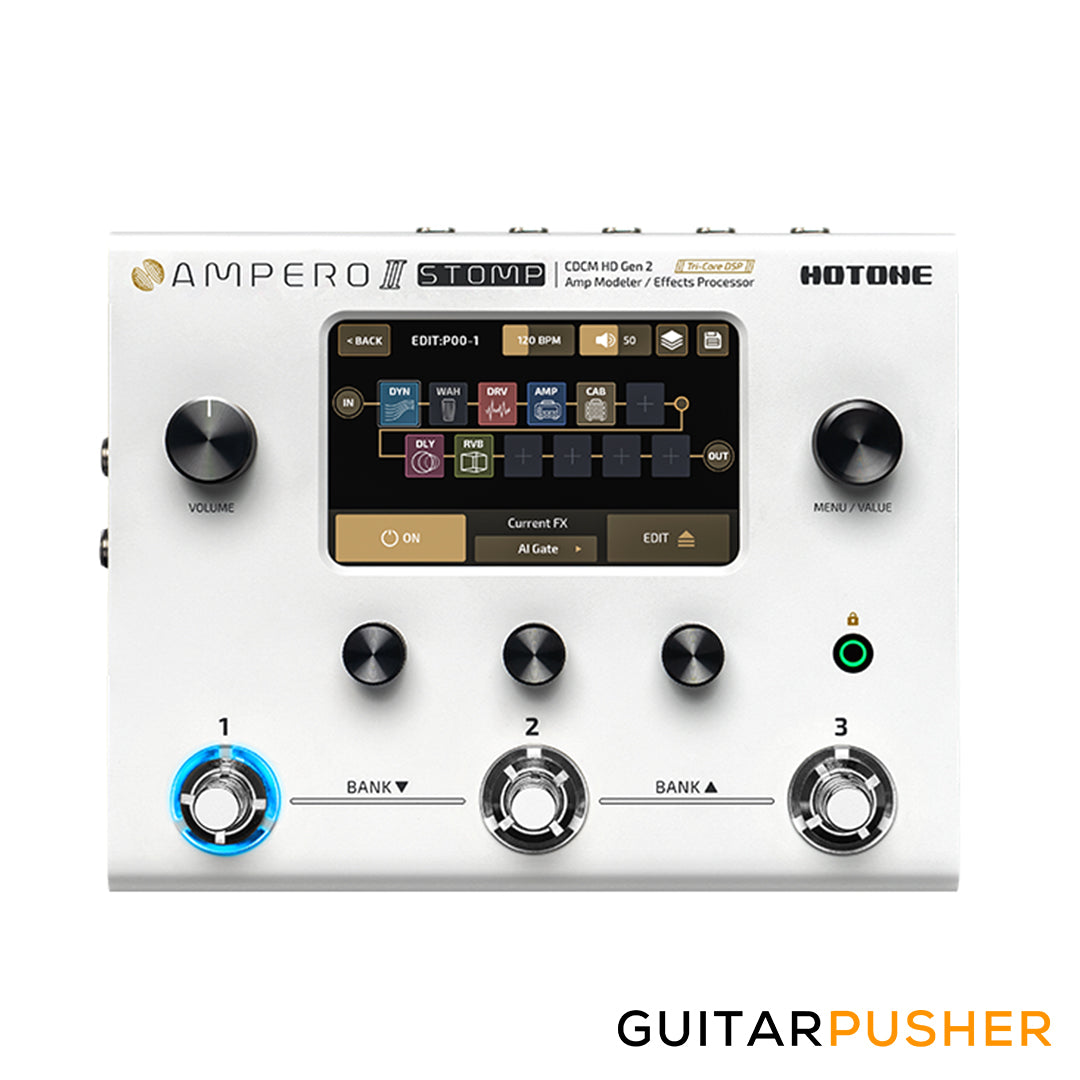 Hotone MP-300 Ampero II Stomp Amp Modeler & Multi-Effects