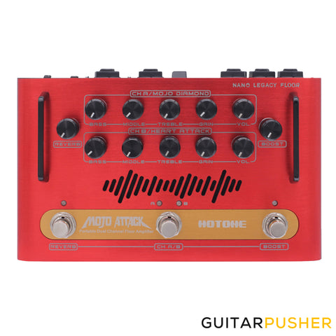 Hotone NLF-2 Nano Legacy Floor Series Mojo Attack Portable Dual Channel 75-Watt Floor Amplifier