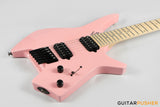 Leeky X-Series X10 Headless Electric Guitar - Pink