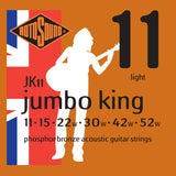 Rotosound JK11 Jumbo King Phosphor Bronze Acoustic Guitar String Set - GuitarPusher
