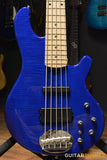 Lakland Skyline Series 55-02 Deluxe 5-String Bass (Trans Blue)
