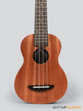 MeiTone M1-S Soprano All-Mahogany Ukulele - GuitarPusher