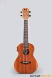 MeiTone E1-CE Concert All-Acacia Ukulele w/ UK-T3 pickup