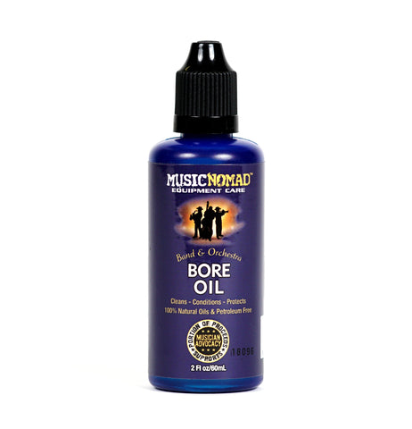 Music Nomad Bore Oil - Cleaner & Conditioner - 100% Natural Oil, Petroleum Free (2 oz.) MN702 - GuitarPusher