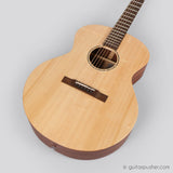 Maestro Project X X1-RA All Solid Sitka Spruce/Mahogany Small Jumbo Raffles Acoustic Guitar w/ Case - GuitarPusher
