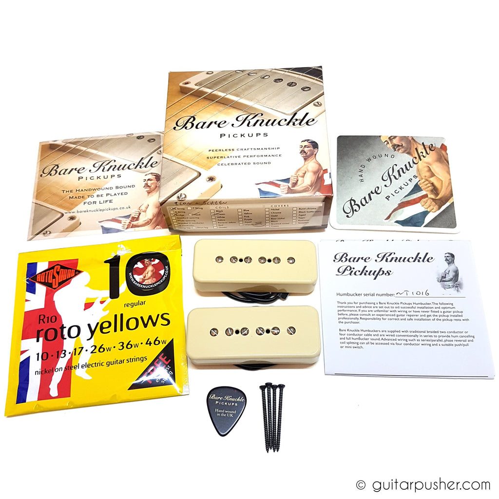 Bareknuckle Nantucket P90 Pickup Set - Soapbar 2 Conductor +