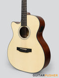 Phoebus PG-20ce v3 OM (3rd Gen.) Acoustic-Electric Guitar w/ Gig Bag - LEFT HAND