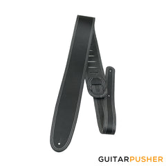 Perri's Leather Double Stitched 2.5" Leather Guitar Strap