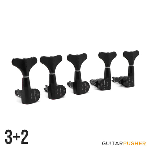 Graphtech Ratio 5-String 3+2 Y-Style Bass Machine Heads PRB-5320-B0 PRB-5320-C0