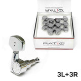 Graphtech Ratio Electric 3+3 Contemporary 2 Pin - Chrome PRN-2311-C0