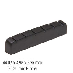 Graphtech Black TUSQ XL Slotted Jumbo PT-6000-00 - GuitarPusher