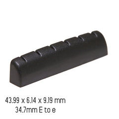 Graphtech Black TUSQ XL Slotted 1/4 in. Epiphone Style PT-6060-00