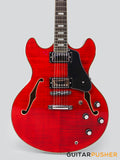 Sire H7 Maple Hollowbody Electric Guitar - See-Through Red (2023)