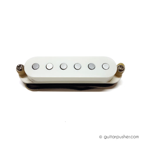 Bareknuckle Irish Tour Strat Neck Pickup Flat Poles Parchment White