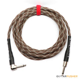Rattlesnake Standard Instrument Cable - Straight to R/A Nickel Plugs - GuitarPusher