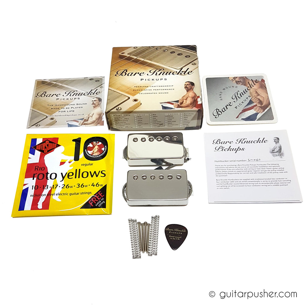 Bareknuckle Stormy Monday Humbucker Covered Pickup Set 2-conductor