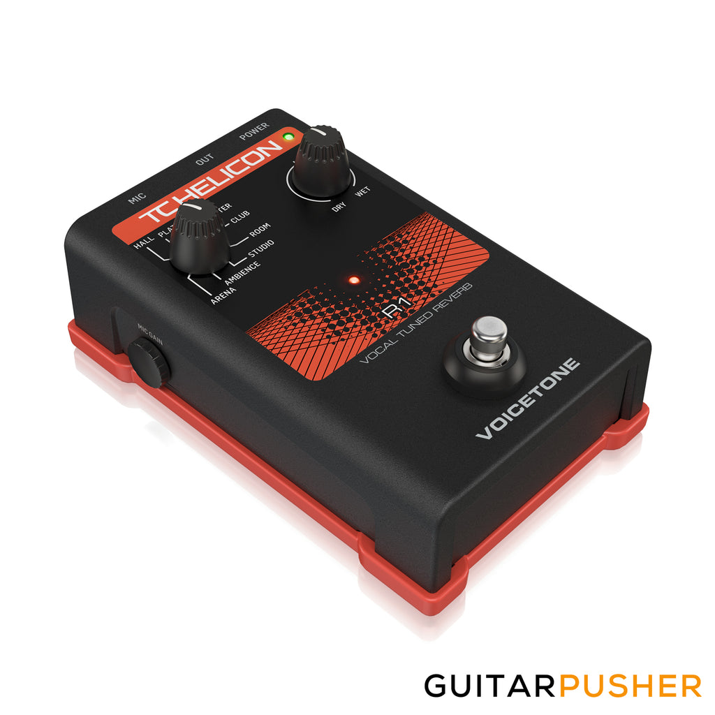 TC Helicon VoiceTone R1 Single-Button Stompbox for Studio-Quality Live –  GuitarPusher