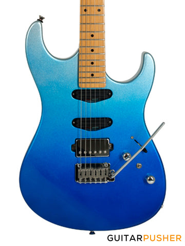 Tagima Brazil Series Stella H3 HSS S Style Electric Guitar (Fade Metallic Blue) Maple Fingerboard