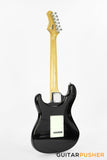 Tagima New T-635 Classic Series S Style Electric Guitar - Black (Maple Fingerboard/Mint Green Pickguard)