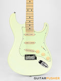 Tagima New T-635 Classic Series S Style Electric Guitar - Vintage White (Maple Fingerboard/Mint Green Pickguard)