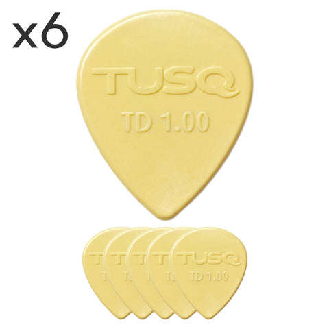Graphtech TUSQ Tear Drop Pick 6 Pack - Warm
