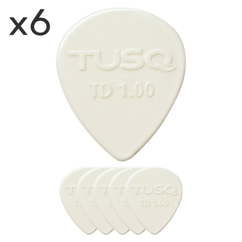 Graphtech TUSQ Tear Drop Pick 6 Pack - Bright