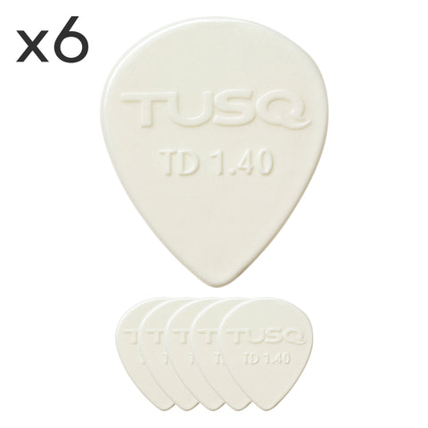 Graphtech TUSQ Tear Drop Pick 6 Pack - Bright