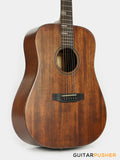 Tyma HD-350ME Solid Top Dreadnought Acoustic-Electric Guitar with T-200 preamp