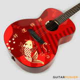 Tyma V-3 Koi Solid Top Auditorium Acoustic Guitar