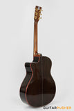 Tyma V-40E All-Solid Wood European Spruce Top Indian Rosewood Grand Auditorium Acoustic-Electric Guitar with T-200 preamp