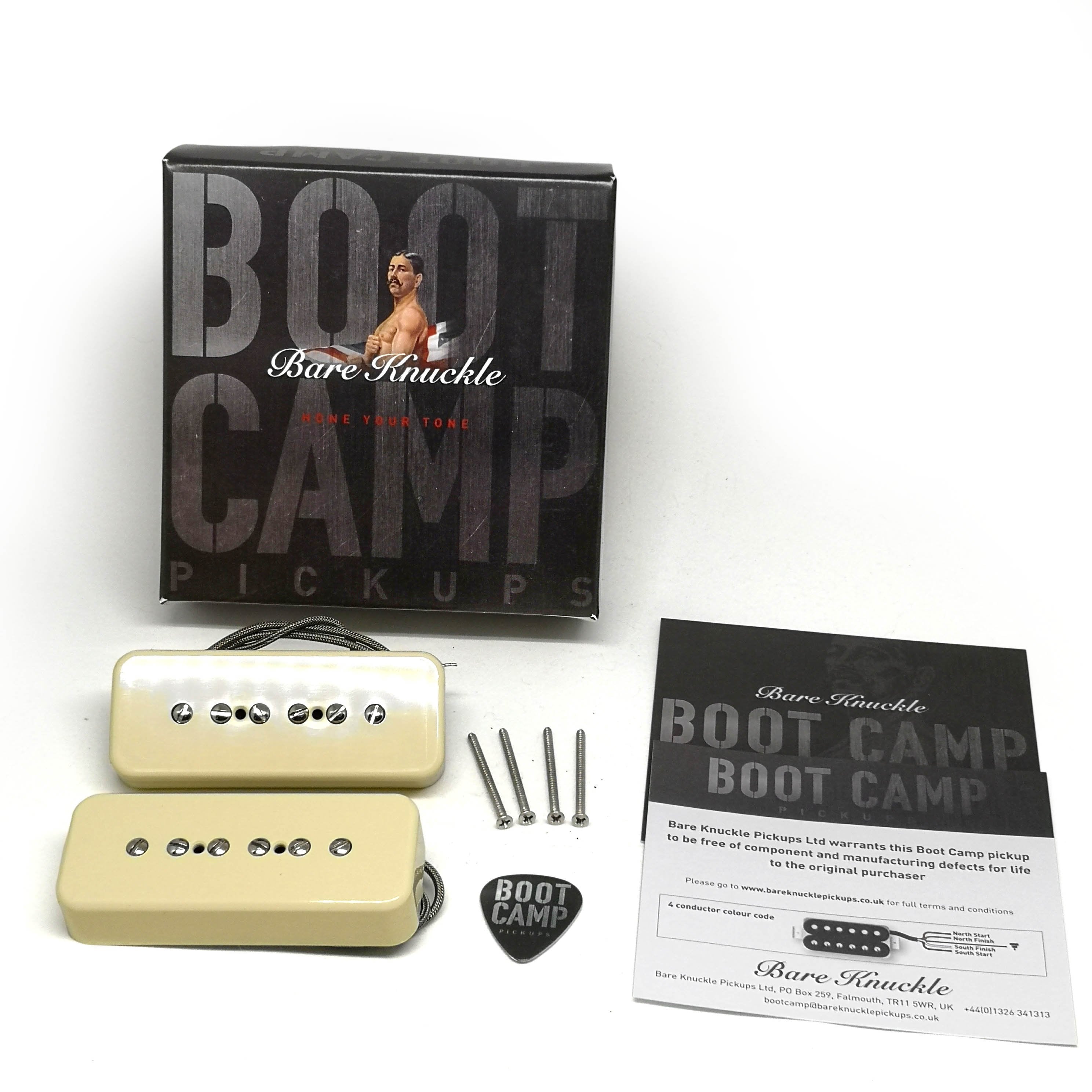Bareknuckle Boot Camp True Grit Hot P90 Pickup Set - Cream