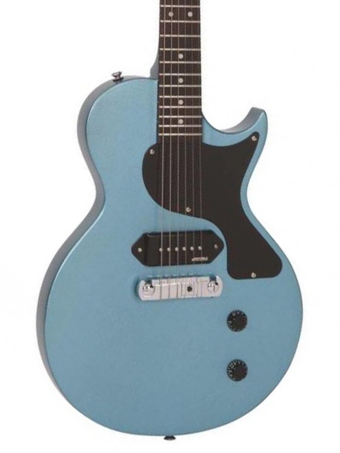 Vintage V120 Reissue Electric Guitar - Gun Hill Blue – GuitarPusher