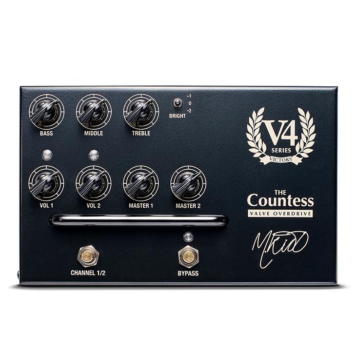 victory preamp pedal Victory Amps V4 The Countess Two-Mode All-Tube Preamp Pedal – GuitarPusher