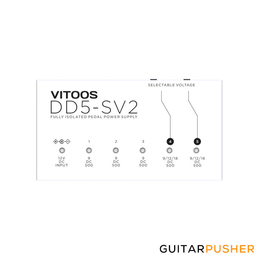 Vitoos DD5-SV2 5-Output Fully Isolated Power Supply (9-18V