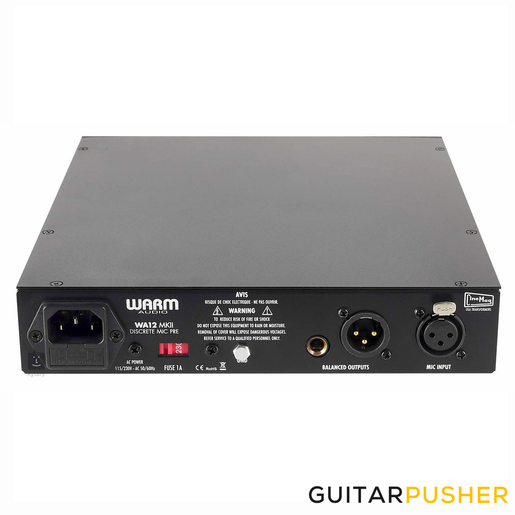 DTM・DAW warm audio WA12 MK2 black discrete Strait Music - Warm Audio WA12-MKII Discrete Mic Preamp - Black