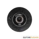 WD Witch Hat Knob 1-10, Skirted, Set Screw, Thin Numbers (Black)