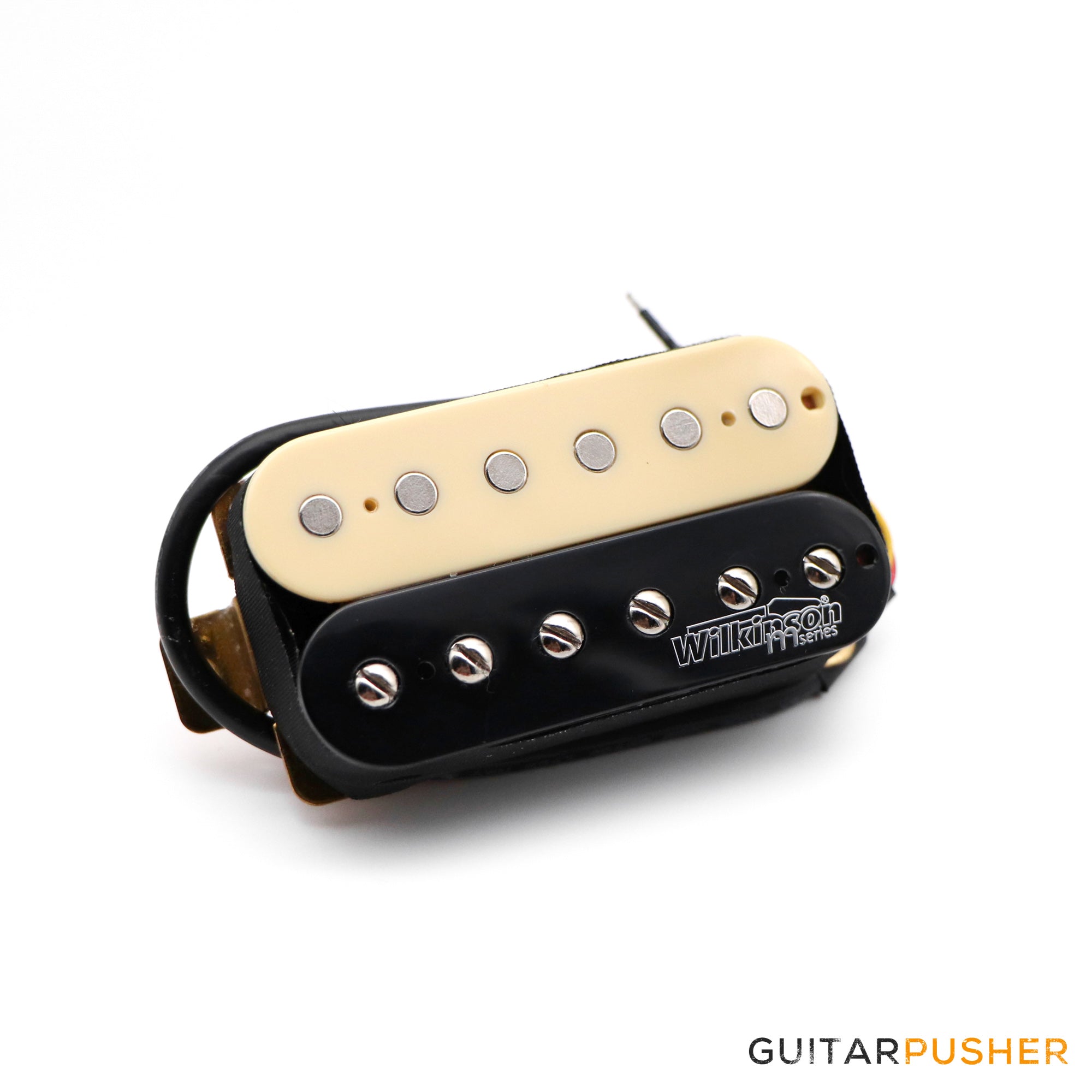 Micro Guitare Wilkinson Vintage Alnico 5 Overwound - Humbucker Manche Style Ouvert, Zebra, 7,6K, Pour Fender, PRS, Etc.