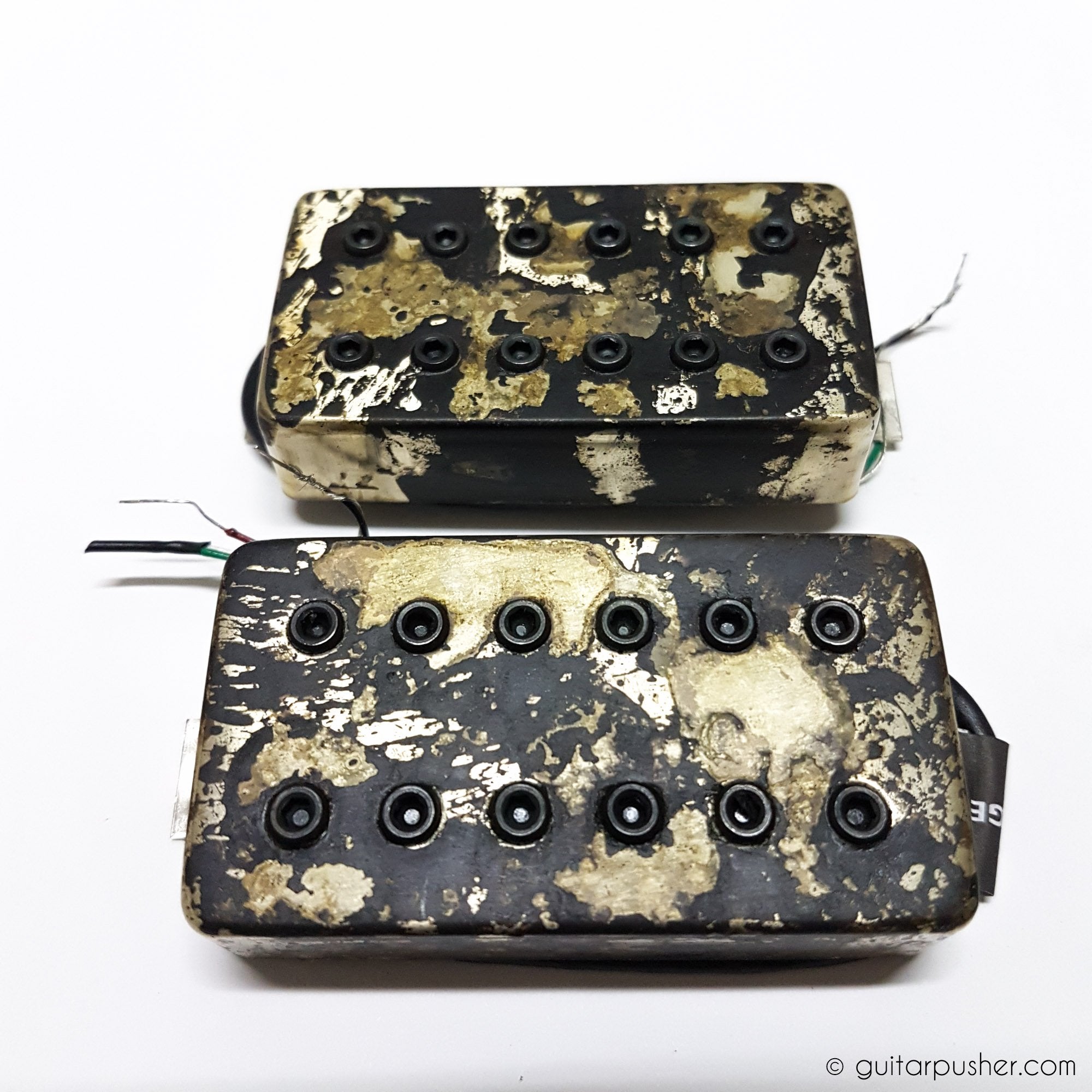 Bareknuckle Warpig Humbucker Pickup Set Alnico - Camo Covers Black