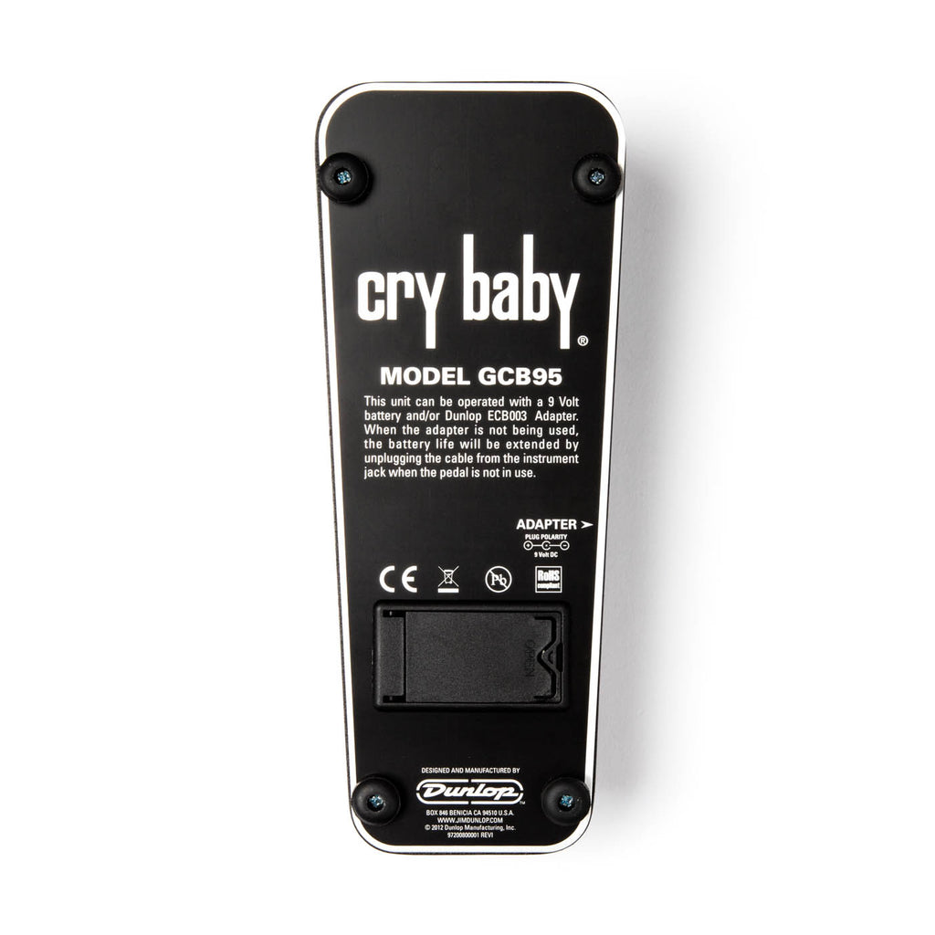 Dunlop Crybaby Standard Wah Pedal GCB95 – GuitarPusher
