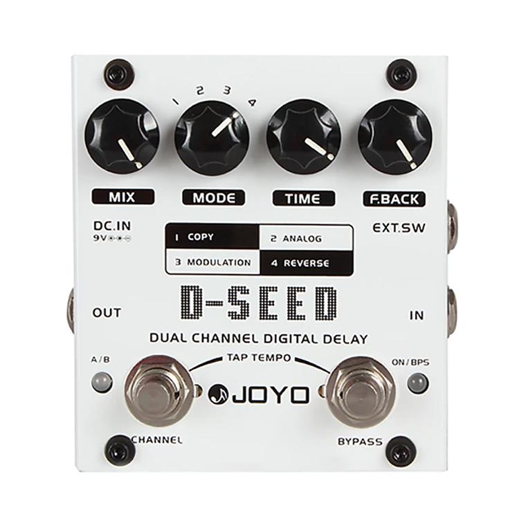 ギター JOYO D-SEED DUAL CHANNEL DIGITAL DELAY Joyo D-SEED Dual Channel Digital Delay – GuitarPusher
