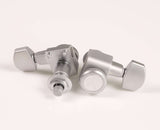 Fender American Locking Tuners / Machine Head Brushed Steel (099-0818-000) - GuitarPusher