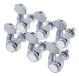 Fender American Locking Tuners / Machine Head Brushed Steel (099-0818-000) - GuitarPusher