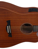 Tagima Kansas Mahogany Dreadnought Cutaway Acoustic-Electric Guitar - GuitarPusher