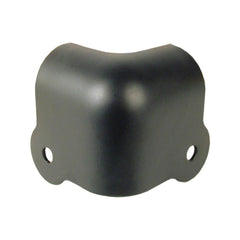 GP Amplifier Corner - Black steel, 2-Hole, 18 Gauge, Notched - GuitarPusher