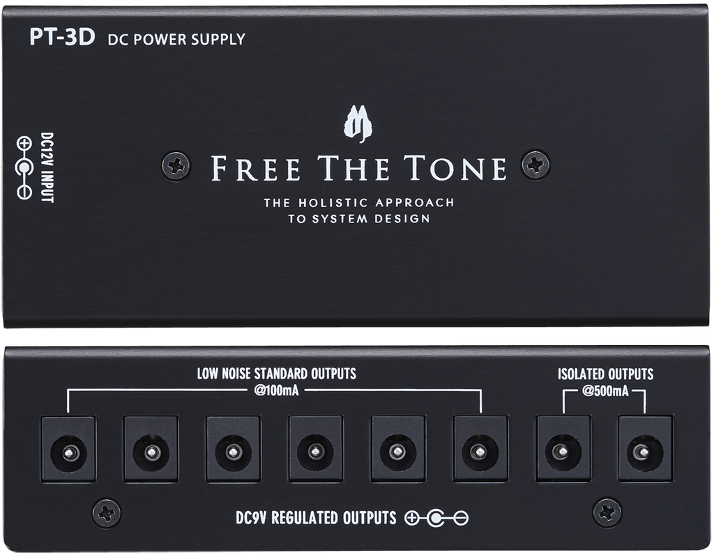 Free The Tone PT-3D Isolated DC Power Supply – GuitarPusher