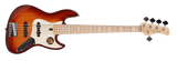 Sire V7 Swamp Ash 5-String (2nd Gen) Jazz Bass with Premium Gig Bag - GuitarPusher