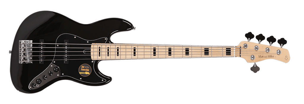 ベース SIRE V7 5st ALDER BLACK 2nd generation Sire V7 Vintage Alder 5-String (2nd Gen) JB Bass with
