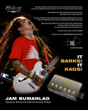 Montances KAG OVERWOUND Bridge Pickup - Jam Bumanlag Signature - Chrome Gold