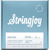 Stringjoy Orbiters Electric Guitar String Set - BALANCED 10s Light (10 13.5 17 26w 36 48)
